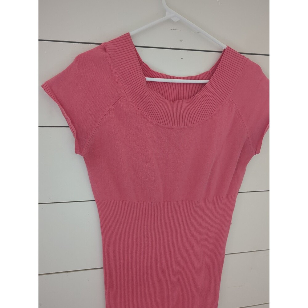 Maurices XL Short sleeve sweater spring summer boho whimsy body con